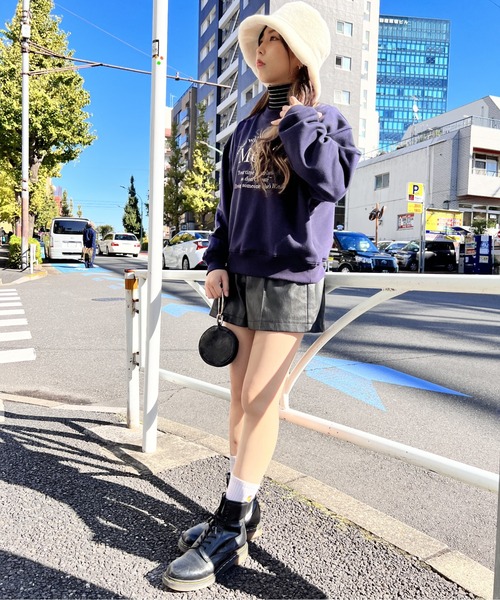 one way（ワンウェイ）の「Meltyロゴトレーナー（スウェット・レディース・ダークブルー/ライトグレー/アイボリー/ホワイト・FREE）」の11枚目の写真