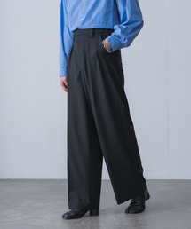 INTER FACTORY | てる - WIDE STRAIGHT SLACKS / ワイドストレートスラックス　made in INTER FACTORY(スラックス)