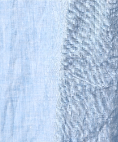 ivory court(アイボリーコート)の「◆フレンチリネン カッタウェイシャツ(シャツ/ブラウス・メンズ・ホワイト/グリーン/サックスブルー・36/40/38)」の11枚目の写真