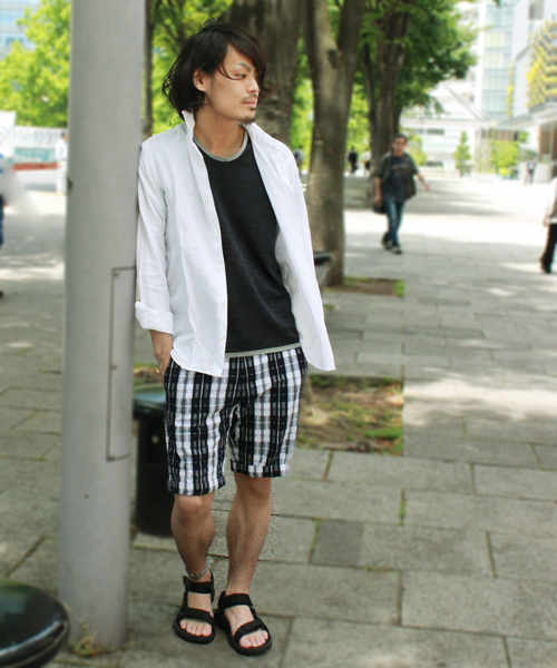 ivory court(アイボリーコート)の「◆フレンチリネン カッタウェイシャツ(シャツ/ブラウス・メンズ・ホワイト/グリーン/サックスブルー・36/40/38)」の15枚目の写真