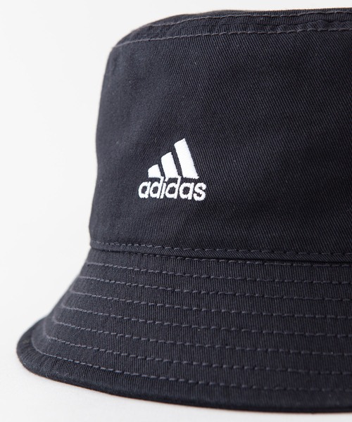 adidas(アディダス)の「【ADIDAS/アディダス】ツイルバケットハット ワンポイントブランドロゴ刺繍 オーガニックコットン素材(ハット・メンズ・ブラック/ベージュ/ライトベージュ・FREE)」の10枚目の写真