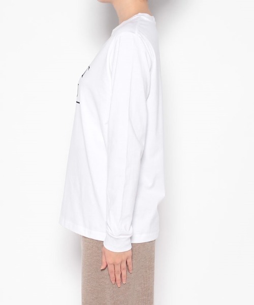 allureville(アルアバイル)の「フロッキーロゴロンT(Tシャツ/カットソー・レディース・ホワイト・2)」の9枚目の写真