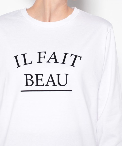 allureville(アルアバイル)の「フロッキーロゴロンT(Tシャツ/カットソー・レディース・ホワイト・2)」の11枚目の写真