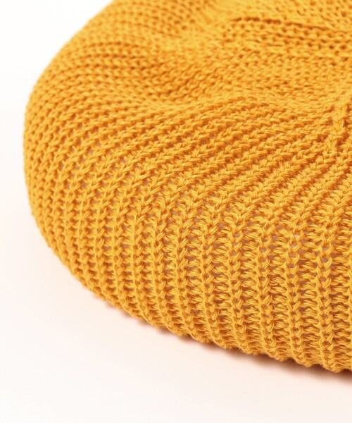 BEAMS（ビームス）の「BEAMS / リネン ベレー（ハンチング/ベレー帽・メンズ・ブラック/イエロー/グリーン系その他2/ベージュ/パープル・ONE SIZE）」の9枚目の写真