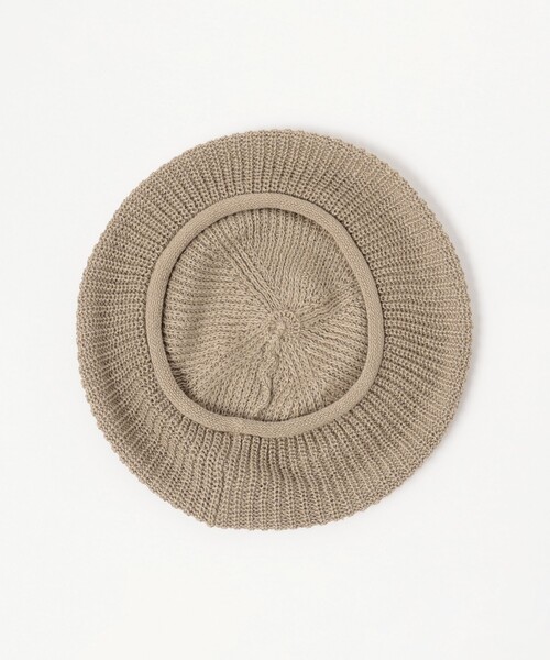 BEAMS（ビームス）の「BEAMS / リネン ベレー（ハンチング/ベレー帽・メンズ・ブラック/イエロー/グリーン系その他2/ベージュ/パープル・ONE SIZE）」の15枚目の写真