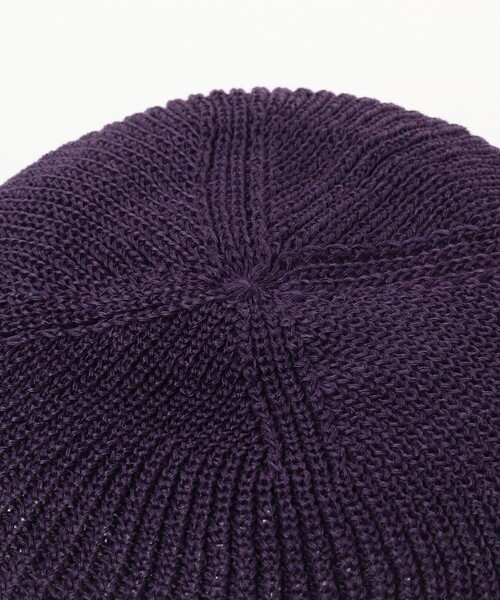 BEAMS（ビームス）の「BEAMS / リネン ベレー（ハンチング/ベレー帽・メンズ・ブラック/イエロー/グリーン系その他2/ベージュ/パープル・ONE SIZE）」の16枚目の写真