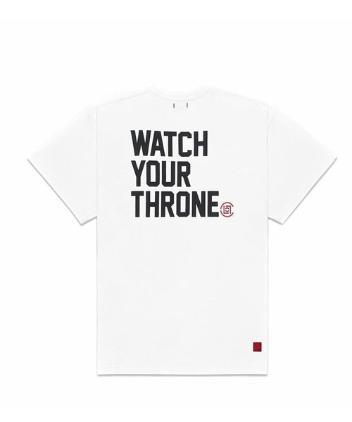 CLOT(クロット)の「CLOT WATCH YOUR THRONE TEE(Tシャツ/カットソー・メンズ・ホワイト/バーガンディー・XL/L)」の2枚目の写真