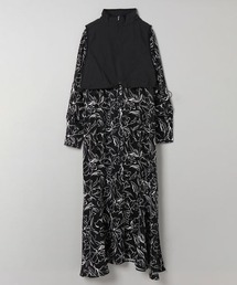 ベスト2Pアートガラシャツワンピース/187338