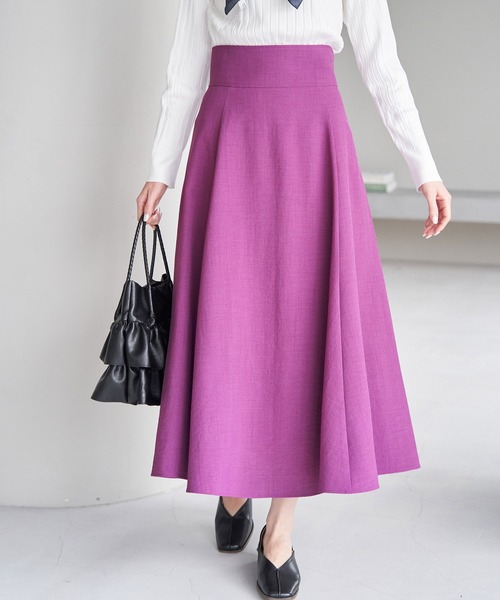 セール】セットアップ対応/リンクコーデ/麻調バックレースアップフレア  