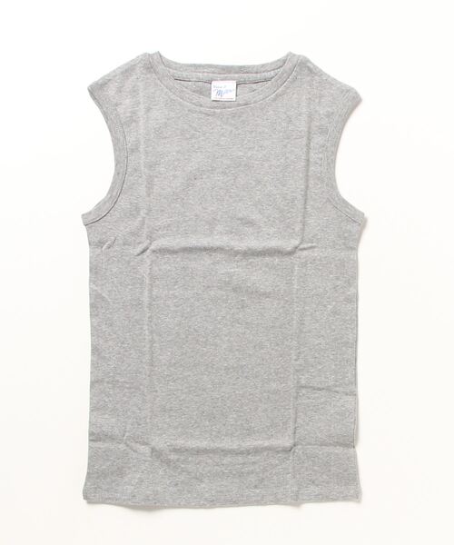 MILLER（ミラー）の「【Robert P. Miller】パネルリブ スリーブレス タンクトップ 817C（Tシャツ/カットソー・レディース・ホワイト/ブラック/ヘザーグレー・FREE）」の11枚目の写真