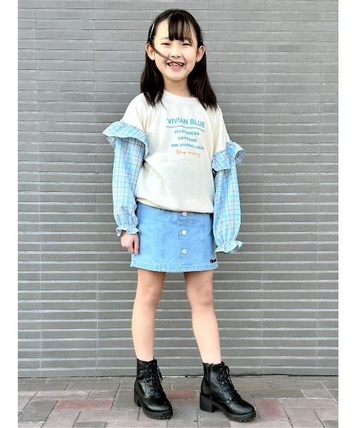 VIVIAN BLUE（ビビアンブルー）の「【VIVIAN BLUE】前ボタン