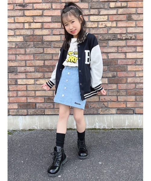 ヴィヴィアン ダークデニム ミニスカート WEGO（ウィゴー）の「デニム台形ミニスカート（デニムスカート