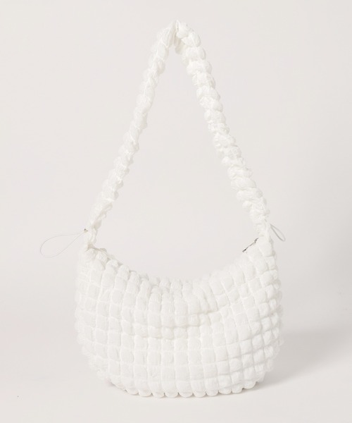 PAGEBOY（ページボーイ）の「スクエアジャガードショルダーバッグ（ショルダーバッグ・レディース・ブラック/グリーン/オフホワイト/オレンジ/ブルー・FREE）」の18枚目の写真