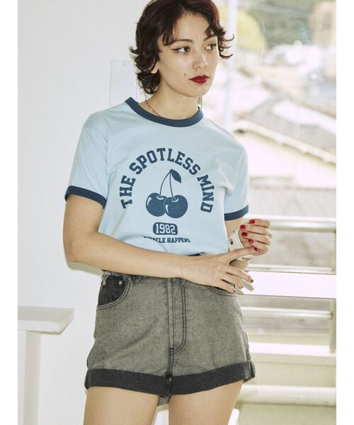 jouetie(ジュエティ)の「リメイクライクデニムショートパンツ(デニムパンツ・レディース・ブラック/ブルー・SMALL/MEDIUM)」の11枚目の写真