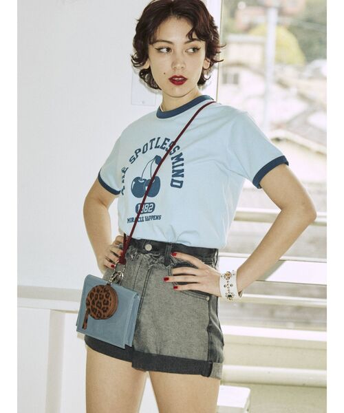 jouetie(ジュエティ)の「リメイクライクデニムショートパンツ(デニムパンツ・レディース・ブラック/ブルー・SMALL/MEDIUM)」の15枚目の写真