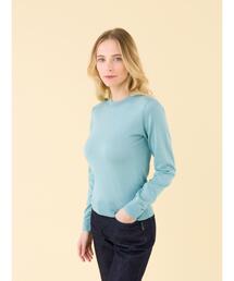 ag n es アニエスベー　ハイネック　カットソー　S JG13 PANAMA M.L. ハイネックコットンカットソー ｜agnès b