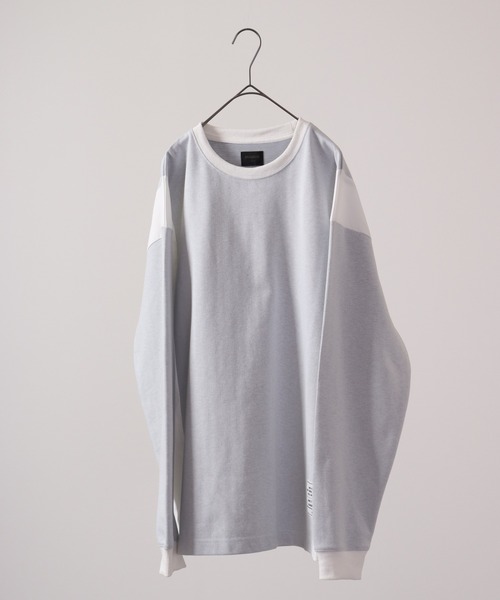 MMMM（エムエムエムエム）の「MMMM ジャガード切替パッチクルーネック（Tシャツ/カットソー・メンズ・ブラック/グレー系その他/グレー/ブラック系その他・M/L）」の15枚目の写真
