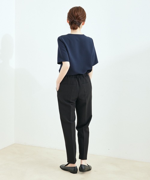 Jayro(ジャイロ)の「【セットアップ対応】2WAYストレッチ半袖ブラウス(シャツ/ブラウス・レディース・ネイビー/グレー系その他/ブラック・S/L/M)」の19枚目の写真