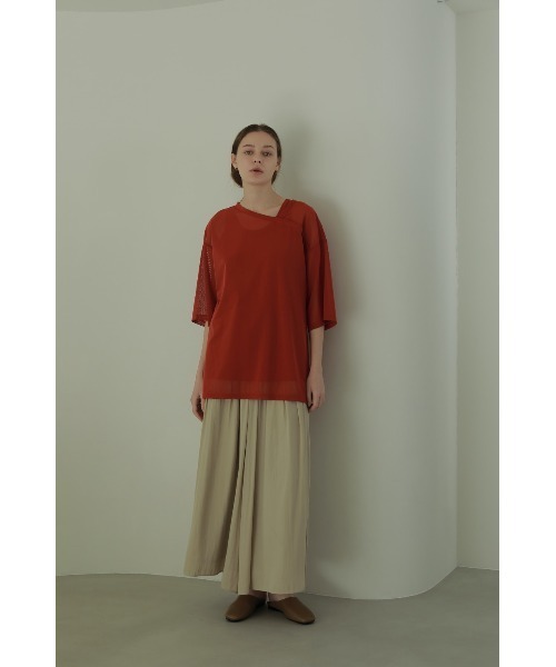 マノフ MANOF BACK LAYERED CUT TOPS （WHITE） BACK OPEN W FACE TOPS｜TOPS(トップス)｜MANOF OFFICIAL ONLINE
