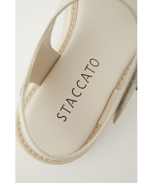 STACCATO（スタッカート）の「ダーシープラットフォームサンダル（サンダル・レディース・ブラック/ホワイト・24cm/22cm/22.5cm/23cm/23.5cm/24.5cm）」の13枚目の写真