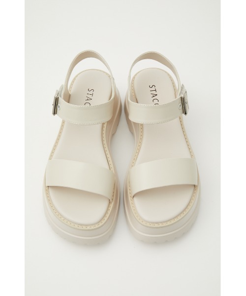 STACCATO（スタッカート）の「ダーシープラットフォームサンダル（サンダル・レディース・ブラック/ホワイト・24cm/22cm/22.5cm/23cm/23.5cm/24.5cm）」の19枚目の写真