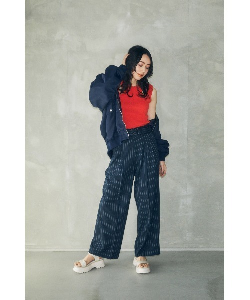 STACCATO（スタッカート）の「ダーシープラットフォームサンダル（サンダル・レディース・ブラック/ホワイト・24cm/22cm/22.5cm/23cm/23.5cm/24.5cm）」の21枚目の写真