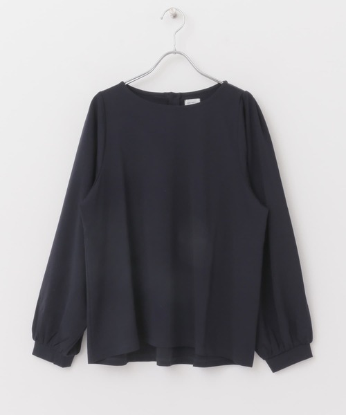 URBAN RESEARCH DOORS（アーバンリサーチドアーズ）の「ボリュームスリーブカットソー（Tシャツ/カットソー・レディース・ネイビー/ライトベージュ・MEDIUM）」の11枚目の写真