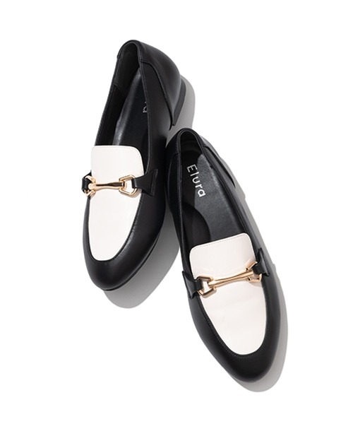 Elura（エルーラ）の「＜2023春ver＞やわらか屈曲ローファー（ローファー・レディース・グレー系3/ブラック/ブラック系その他/グレー系その他4・MEDIUM/LARGE/X-LARGE/SMALL）」の3枚目の写真