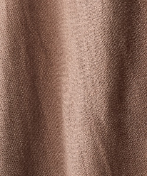 CHIC STYLE（シックスタイル）の「＜大きいサイズ＞レーヨン麻パフスリーブマキシワンピース シックスタイル（ワンピース・レディース・グリーン/モカ/ネイビー・4L/L/3L/5L/LL）」の22枚目の写真