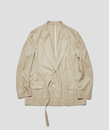 UJOH | 【UJOH HOMME/ウジョーオム】2BS Belt Jacket/2BS ベルトジャケット(テーラードジャケット)