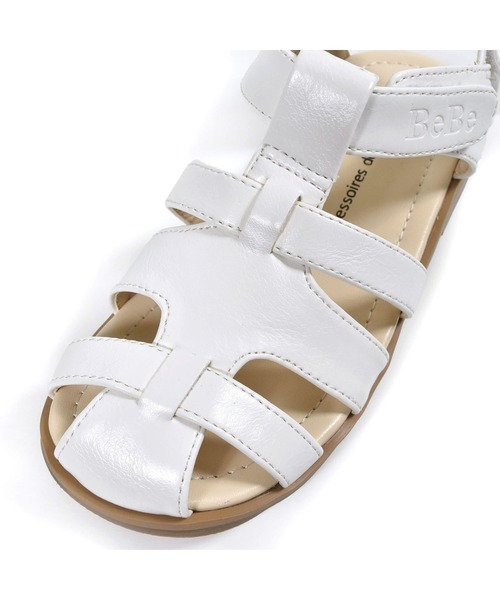 BeBe(ベベ)の「ロゴ型押しカメサンダル(13~19cm)(サンダル・キッズ・ネイビー/ホワイト・18/19/13/14/15 /16/17)」の15枚目の写真
