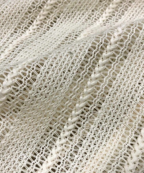 ADMIX/ATELIER SAB MEN（アドミックスアトリエサブメン）の「【Hollywood Rich.&】透かしメッシュレース / オープンカラー シャツ（シャツ/ブラウス・メンズ・ホワイト/ブラック/ベージュ・48/50/52）」の19枚目の写真