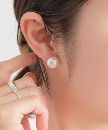 Omekashi | シンプルパールピアス(ピアス（両耳用）)