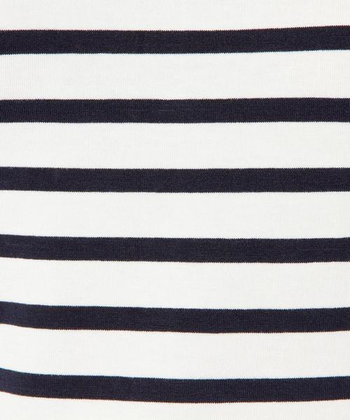 Another Edition(アナザーエディション)の「ハイネックボーダーネックプルオーバー/AEBC B/N BORDER PO◆(Tシャツ/カットソー・レディース・ライトグレー/ネイビー/ロイヤルブルー・フリー)」の16枚目の写真