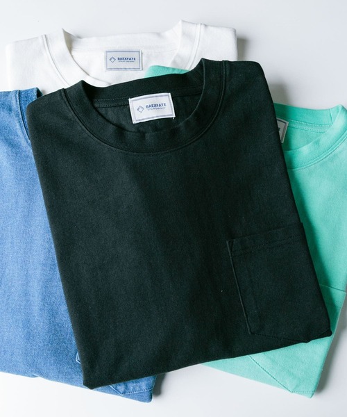 URBAN RESEARCH Sonny Label（アーバンリサーチサニーレーベル）の「『XLサイズあり』『別注』BAEXFATE×Sonny Label　ヘビーウェイト天竺Tシャツ（Tシャツ/カットソー・メンズ・ブラック/ホワイト/グリーン/インディゴブルー・LARGE/MEDIUM/X-LARGE）」の3枚目の写真
