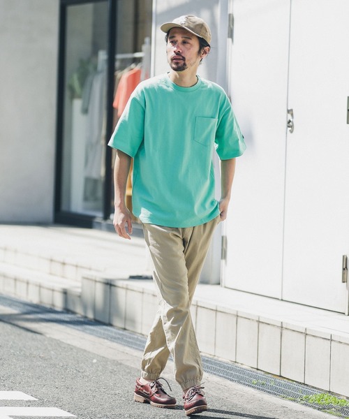 URBAN RESEARCH Sonny Label（アーバンリサーチサニーレーベル）の「『XLサイズあり』『別注』BAEXFATE×Sonny Label　ヘビーウェイト天竺Tシャツ（Tシャツ/カットソー・メンズ・ブラック/ホワイト/グリーン/インディゴブルー・LARGE/MEDIUM/X-LARGE）」の5枚目の写真