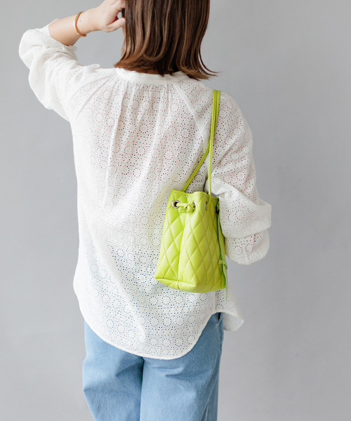 La TOTALITE(ラトータリテ)の「アイレットバンドカラーシャツ(シャツ/ブラウス・レディース・ホワイト/ブラック・FREE)」の11枚目の写真