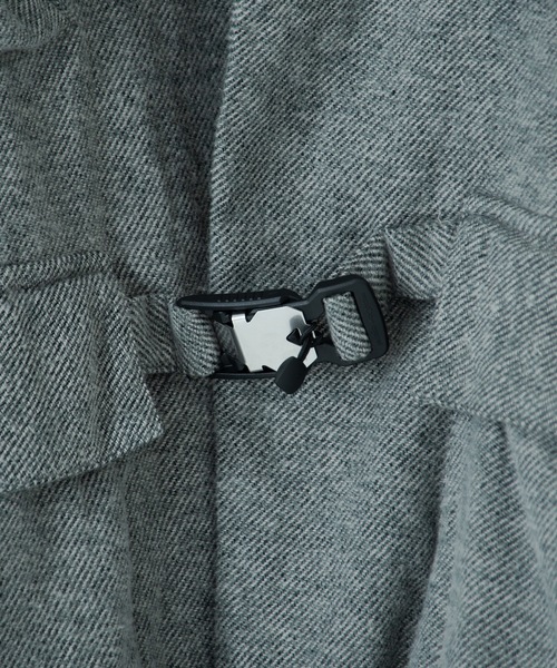 RYU（リュー）の「cotton tweed nomad jacket（ノーカラージャケット