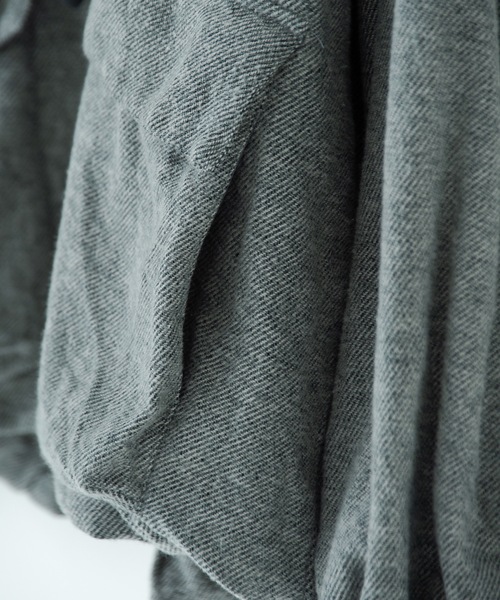 RYU（リュー）の「cotton tweed nomad jacket（ノーカラージャケット