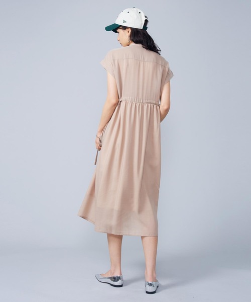 MILKFED.(ミルクフェド)の「SIDE RIBBON DRESS(ワンピース・レディース・ブラック/ライトブルー/ベージュ・ONE SIZE)」の12枚目の写真