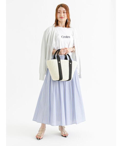 Te chichi（テチチ）の「ウレタン刺繍ロゴTシャツ（Tシャツ/カットソー・レディース・ブラウン/ベージュ/オフホワイト・ﾌﾘ-）」の15枚目の写真