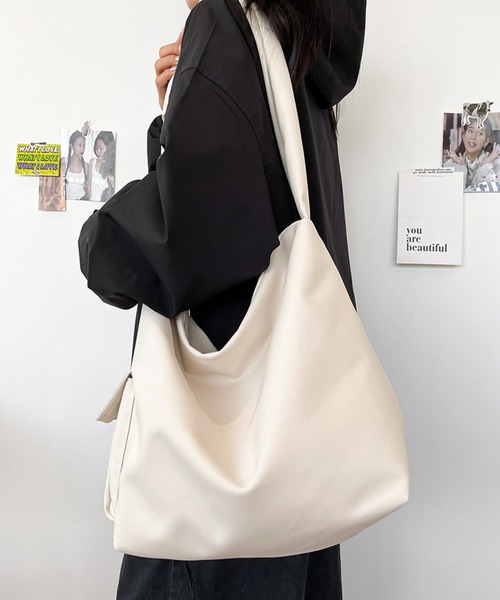 Burner(バーナー)の「【OKUOKU 0909】ショルダーバッグ oku-bag-704866316432-19 U(ショルダーバッグ・レディース・ホワイト/ブラック・FREE)」の2枚目の写真