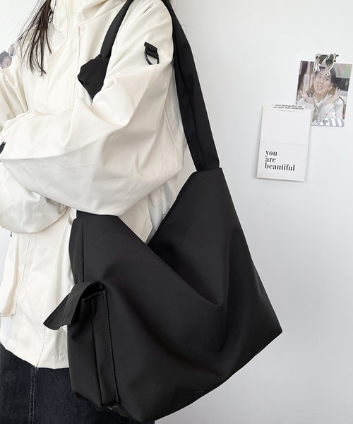 Burner(バーナー)の「【OKUOKU 0909】ショルダーバッグ oku-bag-704866316432-19 U(ショルダーバッグ・レディース・ホワイト/ブラック・FREE)」の1枚目の写真