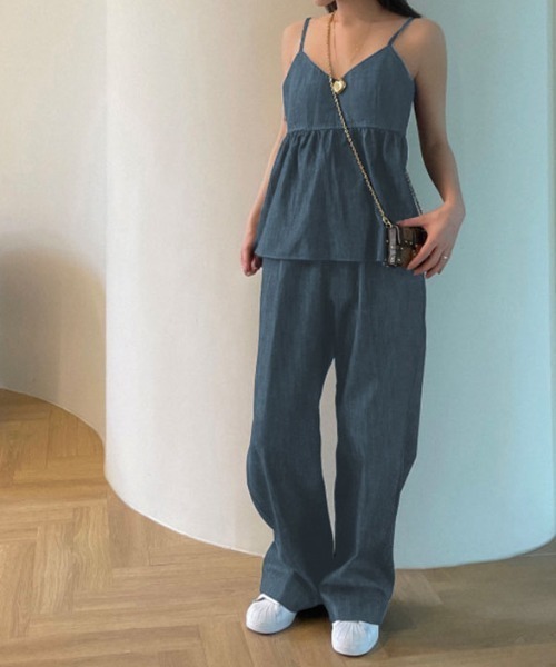 デニム セットアップ ワンホン is-ness デニムセットアップのご紹介。 - BOOMERANG,Lola