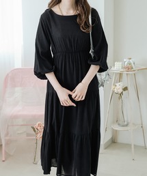 ティアードAラインワンピース/【WEB/EC限定商品】