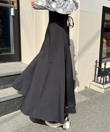 one after another NICE CLAUP | Lサイズ追加/バックレースアップフレアスカート【WEB限定商品】(スカート)