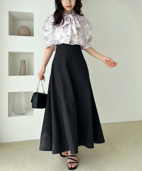 BPN ブラックピースナウ レースアップ フレアスカート ゴス BPN ブラックピースナウ レースアップ フレアスカート ゴス