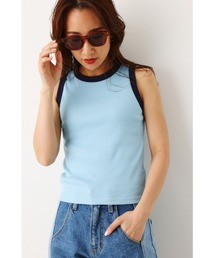 バイカラータンクトップ