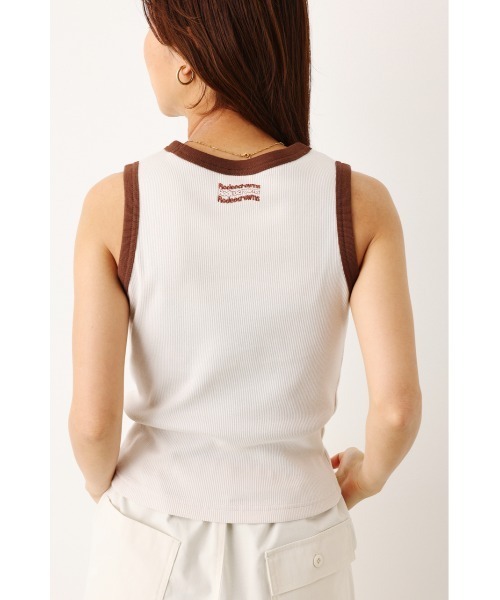 RODEO CROWNS WIDE BOWL（ロデオクラウンズワイドボウル）の「バイカラータンクトップ（タンクトップ・レディース・アイボリー/グリーン/ブルー・FREE）」の11枚目の写真