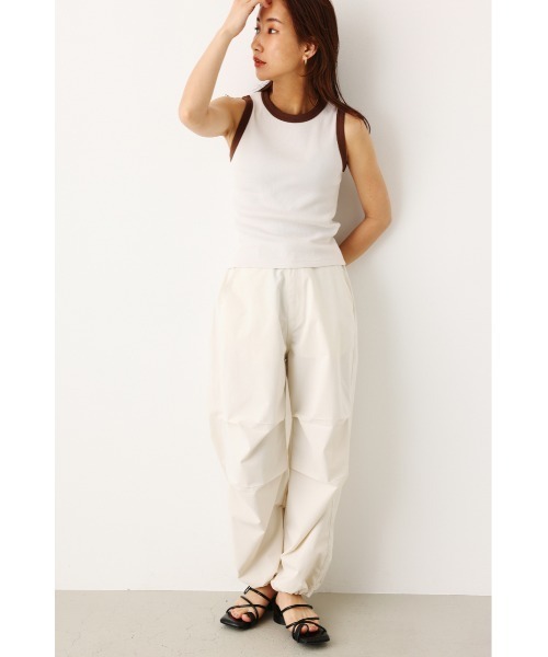 RODEO CROWNS WIDE BOWL（ロデオクラウンズワイドボウル）の「バイカラータンクトップ（タンクトップ・レディース・アイボリー/グリーン/ブルー・FREE）」の15枚目の写真